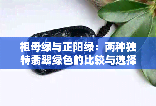 祖母绿与正阳绿：两种独特翡翠绿色的比较与选择