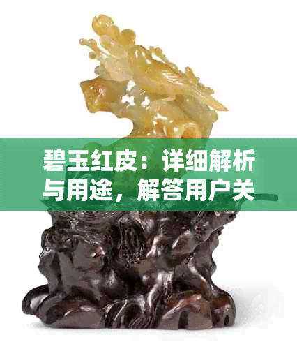 碧玉红皮：详细解析与用途，解答用户关于这种材料的全部疑问