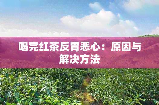 喝完红茶反胃恶心：原因与解决方法