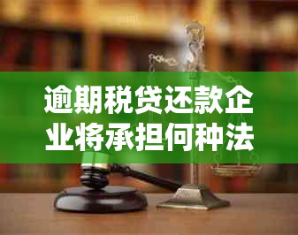 逾期税贷还款企业将承担何种法律后果？是否会导致刑事责任？