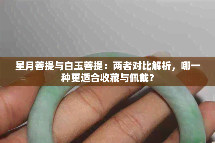 星月菩提与白玉菩提：两者对比解析，哪一种更适合收藏与佩戴？