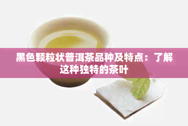 黑色颗粒状普洱茶品种及特点：了解这种独特的茶叶