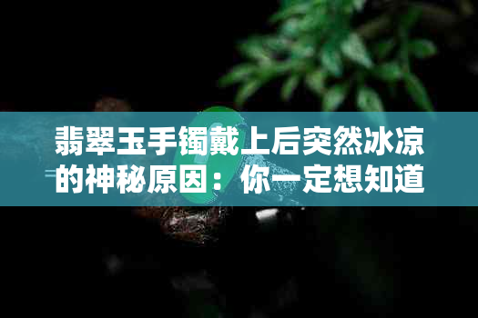 翡翠玉手镯戴上后突然冰凉的神秘原因：你一定想知道！