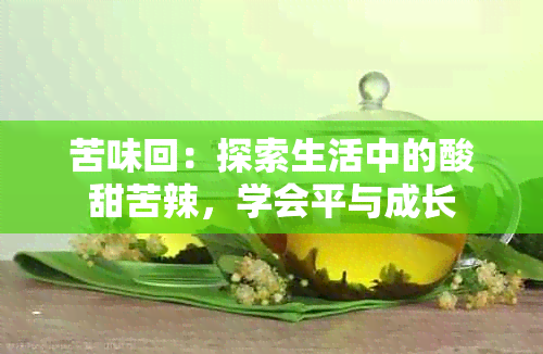 苦味回：探索生活中的酸甜苦辣，学会平与成长