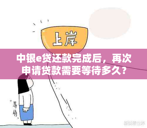 中银e贷还款完成后，再次申请贷款需要等待多久？