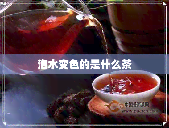 泡水变色的是什么茶