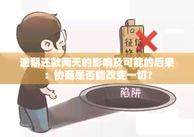 逾期还款两天的影响及可能的后果：协商是否能改变一切？