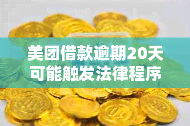 美团借款逾期20天可能触发法律程序，如何避免及影响信用记录？