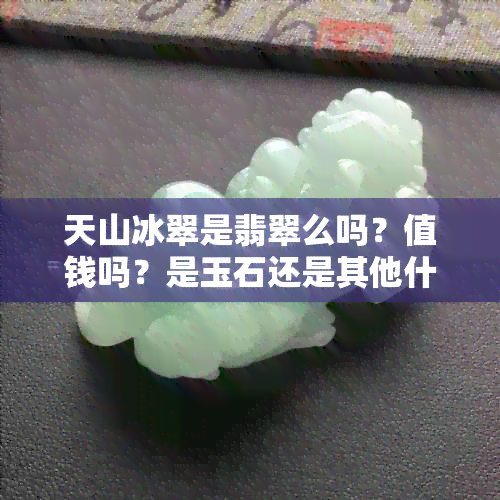 天山冰翠是翡翠么吗？值钱吗？是玉石还是其他什么东西？