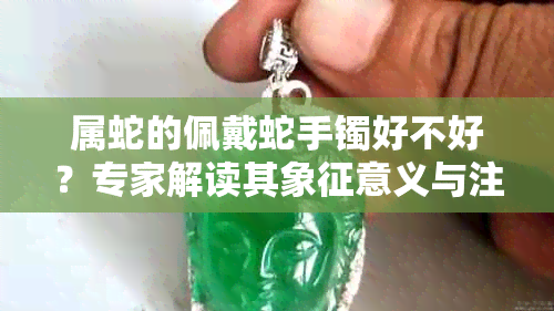 属蛇的佩戴蛇手镯好不好？专家解读其象征意义与注意事项