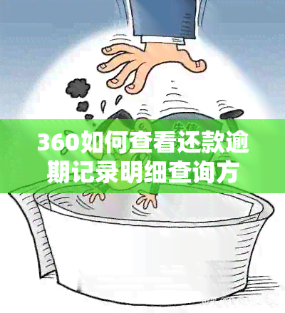 360如何查看还款逾期记录明细查询方法