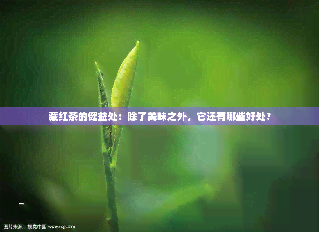 藏红茶的健益处：除了美味之外，它还有哪些好处？