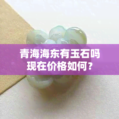 青海海东有玉石吗现在价格如何？