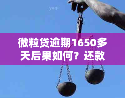 微粒贷逾期1650多天后果如何？还款方式、影响及解决方案全面解析