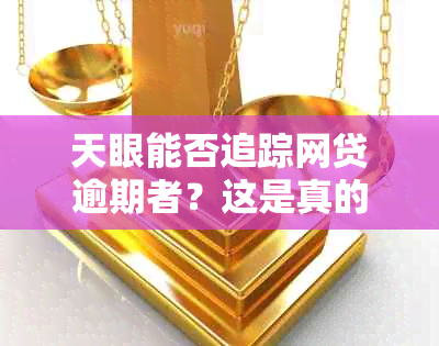 天眼能否追踪网贷逾期者？这是真的吗？如何确保个人信息安全？