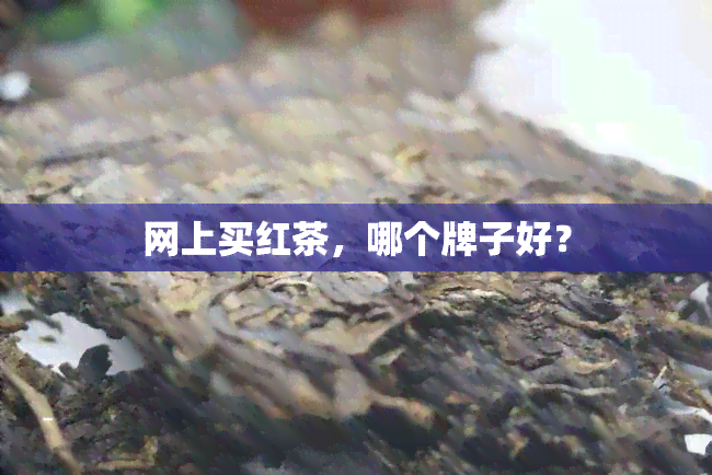 网上买红茶，哪个牌子好？