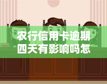 农行信用卡逾期四天有影响吗怎么办？2020年新法规解析