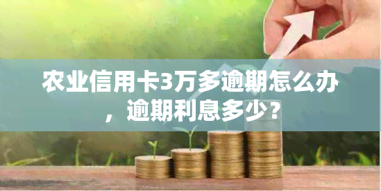 农业信用卡3万多逾期怎么办，逾期利息多少？