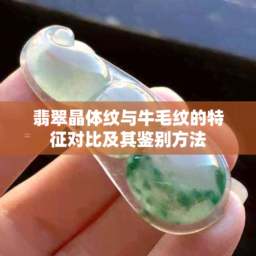 翡翠晶体纹与牛毛纹的特征对比及其鉴别方法