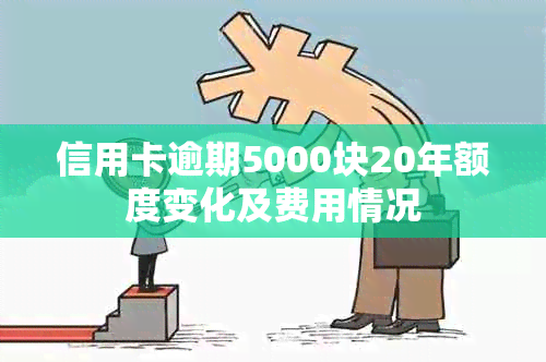 信用卡逾期5000块20年额度变化及费用情况