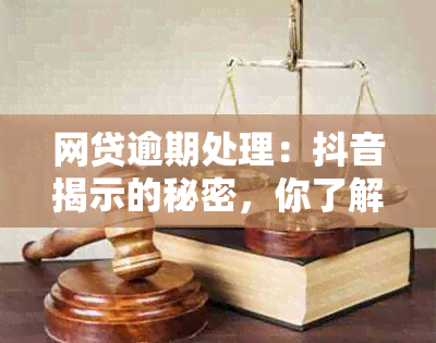 网贷逾期处理：抖音揭示的秘密，你了解多少？