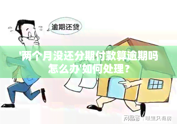 '两个月没还分期付款算逾期吗怎么办'如何处理？