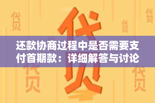 还款协商过程中是否需要支付首期款：详细解答与讨论