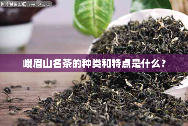 峨眉山名茶的种类和特点是什么？