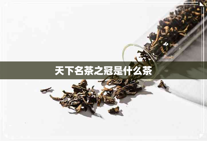 天下名茶之冠是什么茶