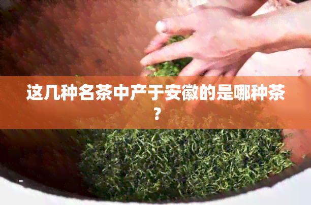 这几种名茶中产于安徽的是哪种茶？