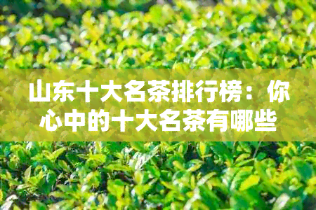 山东十大名茶排行榜：你心中的十大名茶有哪些？