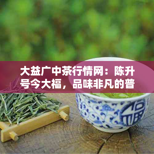 大益广中茶行情网：陈升号今大福，品味非凡的普洱茶魅力