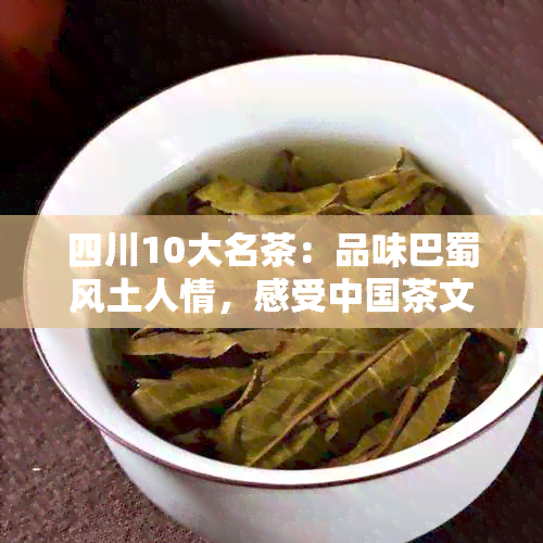 四川10大名茶：品味巴蜀风土人情，感受中国茶文化精髓