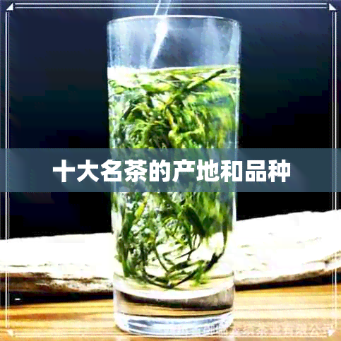 十大名茶的产地和品种