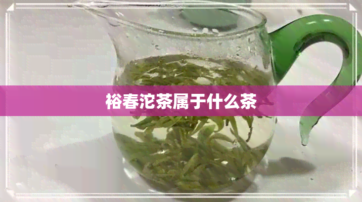 裕春沱茶属于什么茶