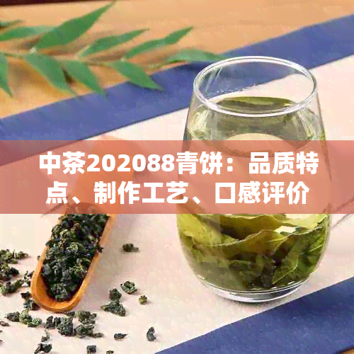 中茶202088青饼：品质特点、制作工艺、口感评价及适宜饮用场景全解析