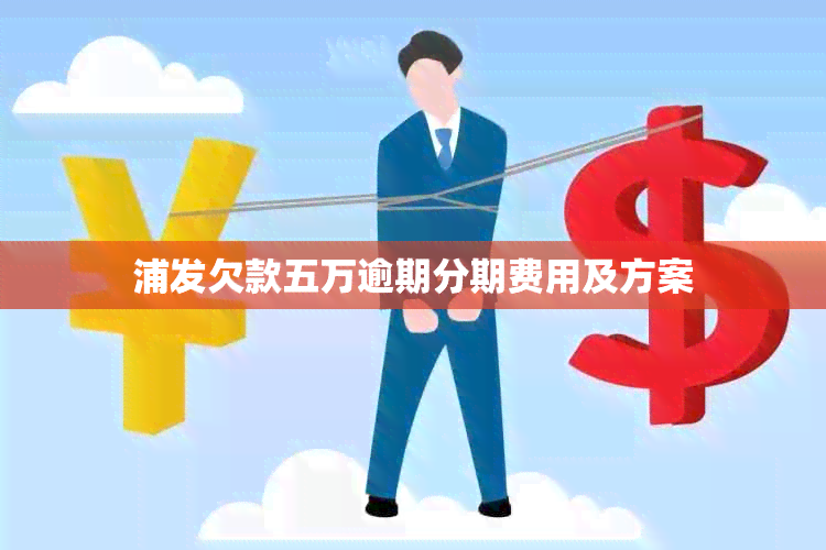 浦发欠款五万逾期分期费用及方案