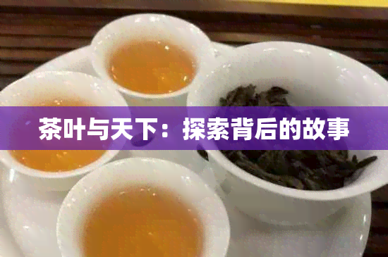 茶叶与天下：探索背后的故事