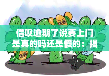 借呗逾期了说要上门是真的吗还是假的：揭秘真实情况