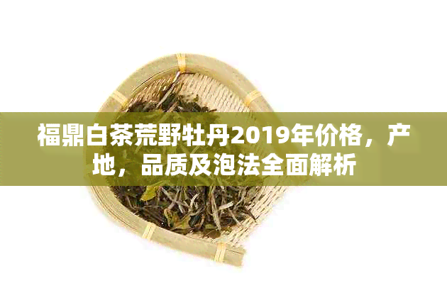 福鼎白茶荒野牡丹2019年价格，产地，品质及泡法全面解析