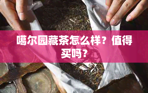 噶尔园藏茶怎么样？值得买吗？