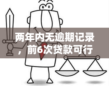 两年内无逾期记录，前6次贷款可行吗？近2年内无逾期，但过去6次有逾期。