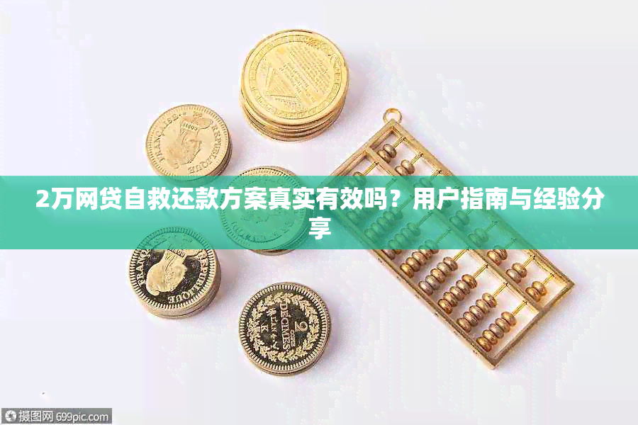 2万网贷自救还款方案真实有效吗？用户指南与经验分享