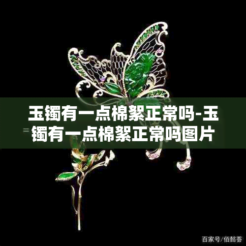 玉镯有一点棉絮正常吗-玉镯有一点棉絮正常吗图片