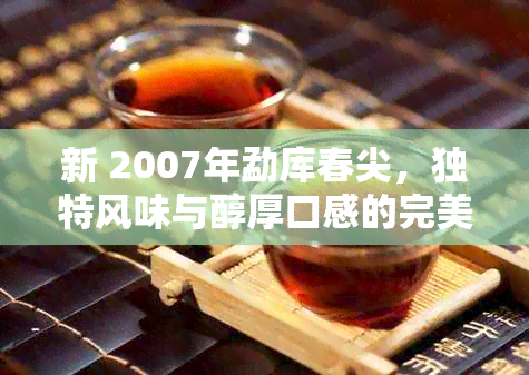 新 2007年勐库春尖，独特风味与醇厚口感的完美结合