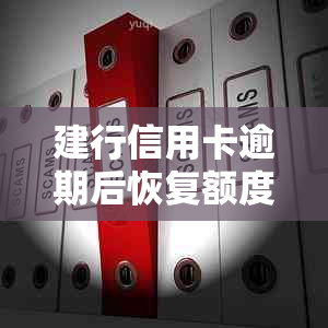 建行信用卡逾期后恢复额度时间，具体多久可使用？