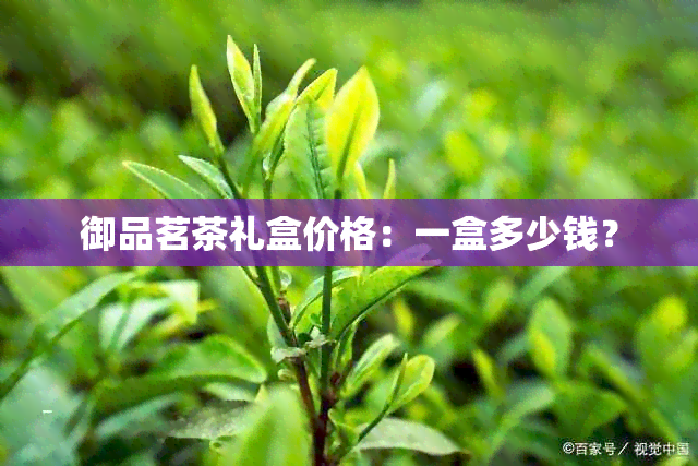 御品茗茶礼盒价格：一盒多少钱？