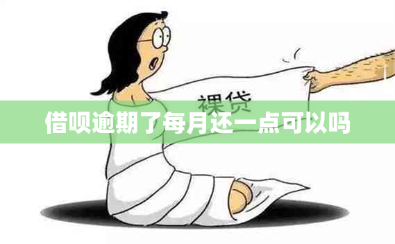 借呗逾期了每月还一点可以吗