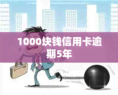 1000块钱信用卡逾期5年