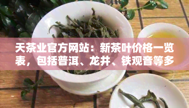 天茶业官方网站：新茶叶价格一览表，包括普洱、龙井、铁观音等多种茶品